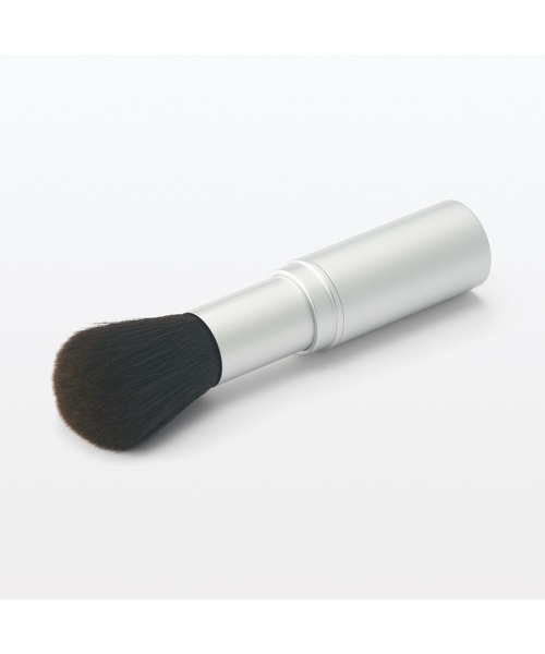 無印良品（MUJI） メイクブラシ ポリエステル携帯用フェイスブラシ