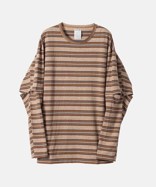 FACCIES / VINTAGE BD LS カットソー Tシャツ 長袖 tシャツ Tシャツ 「FACCIES/ファッチーズ」Vintage Elbow Cut Bd