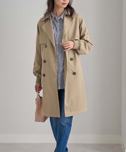 BELLUNA PLUS（ベルーナプラス） トレンチコート コート 花粉対策！袖