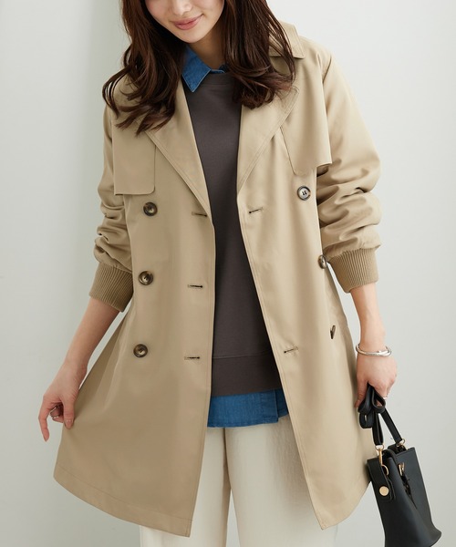 BELLUNA PLUS（ベルーナプラス） トレンチコート コート 花粉対策！袖