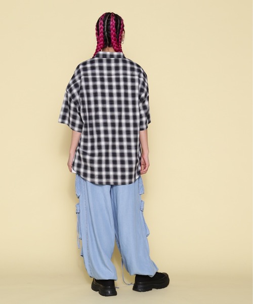 シャツ ブラウス レディース 「WEB＆DEPOT限定」WHITELAND/ホワイトランド/OWL/OMBRE CHECK SSH｜zozo｜12