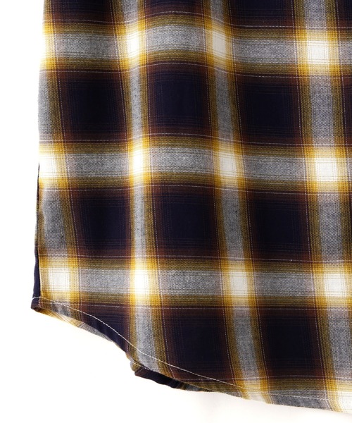 ブラウス シャツ 「WEB＆限定」WHITELAND/ホワイトランド/OWL/OMBRE CHECK SSH レディース メンズ WHITELAND ブラウス シャツ 「WEB＆DEPOT限定」WHITELAND