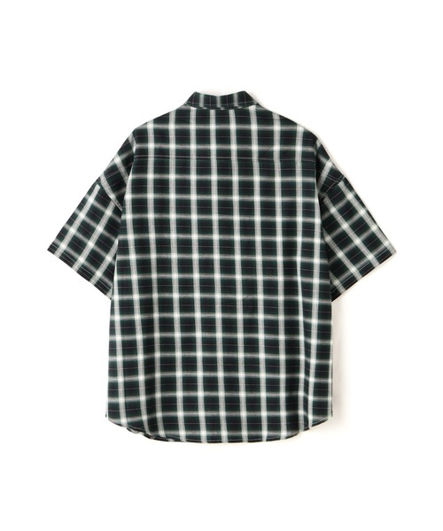ブラウス シャツ 「WEB＆限定」WHITELAND/ホワイトランド/OWL/OMBRE CHECK SSH レディース メンズ WHITELAND ブラウス シャツ 「WEB＆DEPOT限定」WHITELAND