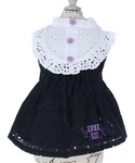 犬 服 ANNA SUI/アイレットフリルワンピースの詳細画像1