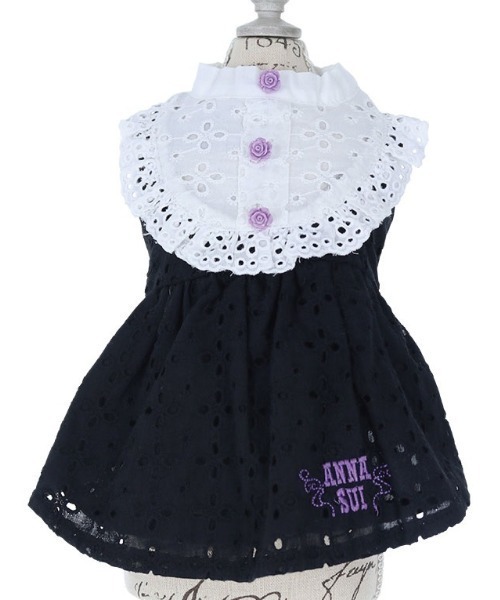 ANNA SUI（アナスイ） 犬 服 ANNA SUI/アイレットフリルワンピース