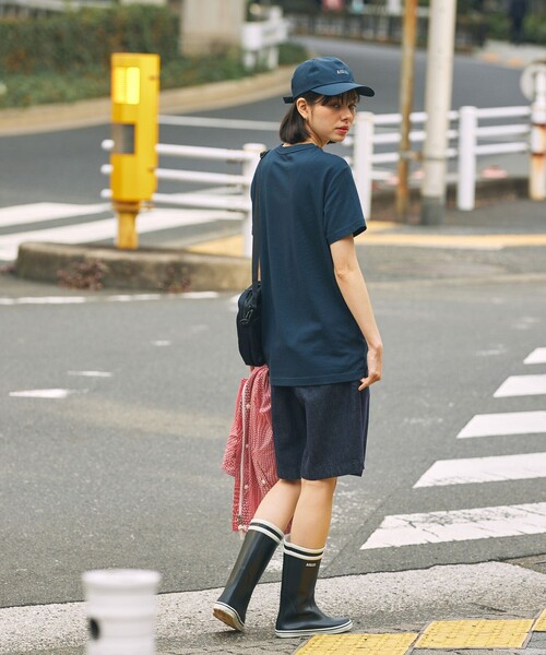 【Mikan】 MALOUINE BT ブラック 長靴・レインブーツ AIGLE 長靴 レインブーツ MALOUINE マロウィン ダブルストライプ