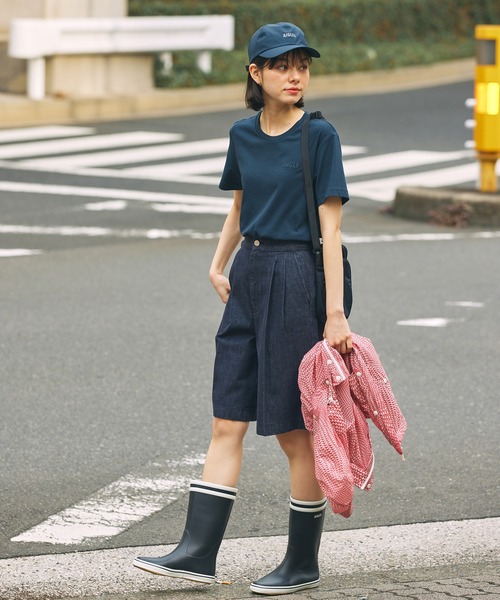 AIGLE 長靴 レインブーツ MALOUINE マロウィン ダブルストライプ