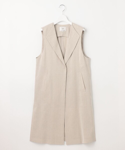 【新品タグ付き】23区✨ベストジレ　 リネン100％ size32 23区（ニジュウサンク） ベスト ジレ 「CLASSY.6月号掲載/洗える