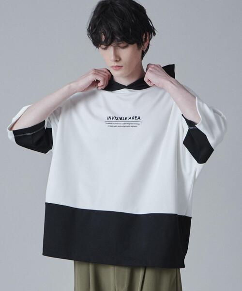 LUCY（ルーシー） tシャツ LUCY/ドルマンポンチフードT メンズ