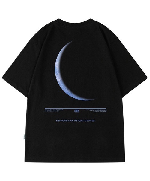 NEW GENTLEMAN tシャツ ルーナーイクリプス オーバーサイズT メンズ 
