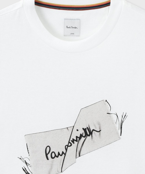 Paul Smith（ポール・スミス） tシャツ Ripped Tag” Tシャツ / 243500