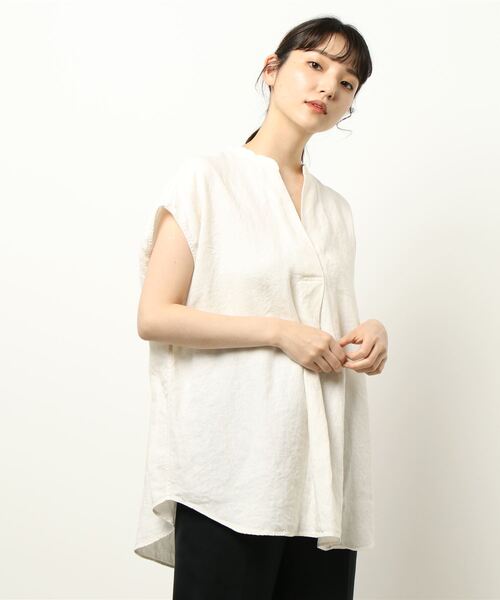 IENA 「IENA」 半袖ブラウス - ベージュ レディース : ZOZOTOWN Yahoo 