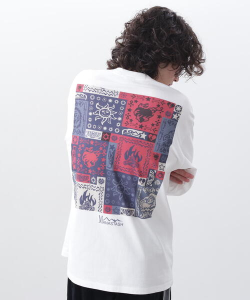MANASTASH／マナスタッシュ／RE:CTN L／S TEE BANDANA MANASTASH tシャツ MANASTASH/マナスタッシュ/RE:CTN L/S TEE