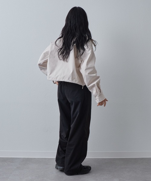 パンツ   Pantalone CHENTAITAI】シフトウエスト コクーン スラックス CTW24a007