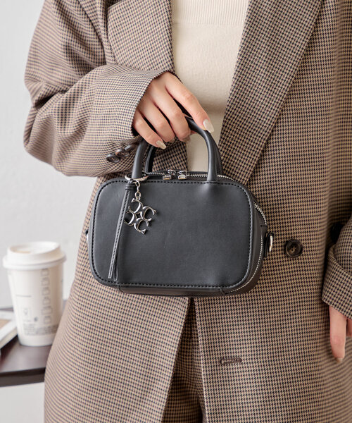 Chico（チコ） トートバッグ チャーム付ラウンドミニバッグ レディース