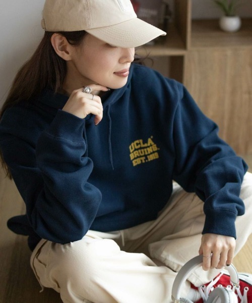 パーカー 「限定展開」GOOD CREWxUCLAコラボパーカー メンズ