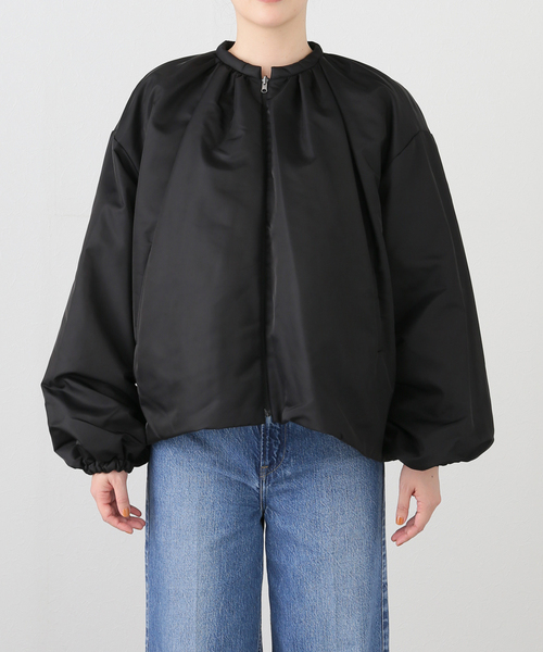 アウター 「AMOMENTO / アモーメント」REVERSIBLE SHIRRING