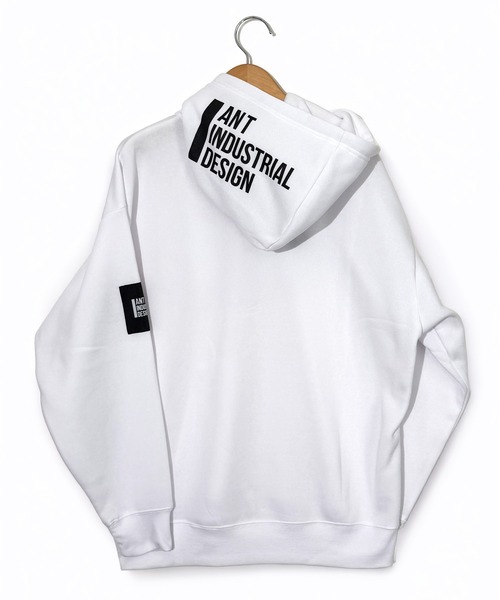 Candlestick パーカー ANT グラフィック フードロゴ ジップ パーカー