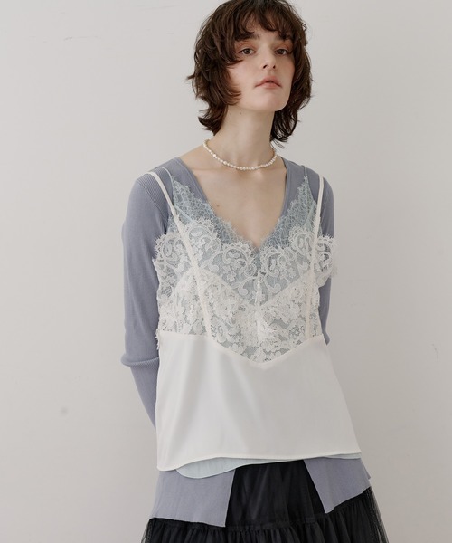 LA BELLE ETUDE（ラベルエチュード） キャミソール Vintage調マット