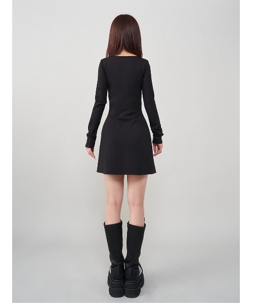 Darich シルエットカットミニワンピース セール】シルエットカットミニワンピース（ワンピース）｜Darich