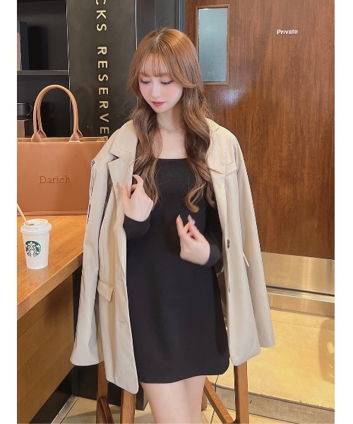 新品未使用　darich シルエットカットミニワンピース シルエットカットミニワンピース（ワンピース）｜Darich