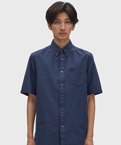 FRED PERRY（フレッドペリー） シャツ 半袖 Oxford Shirt