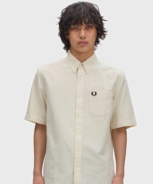 FRED PERRY（フレッドペリー） シャツ 半袖 Oxford Shirt