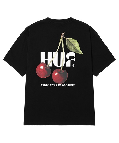 HUF tシャツ SET OF CHERRIES TEE / CASINO COLLECTION ハフ