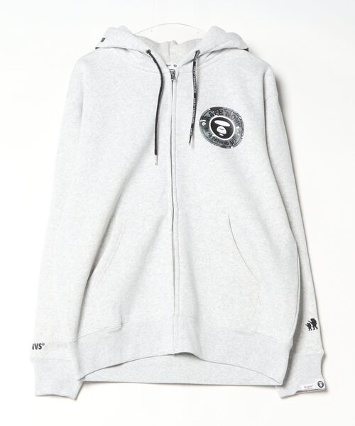 AAPE BY A BATHING APE パーカー BASIC ZIP UP HOODIE メンズ