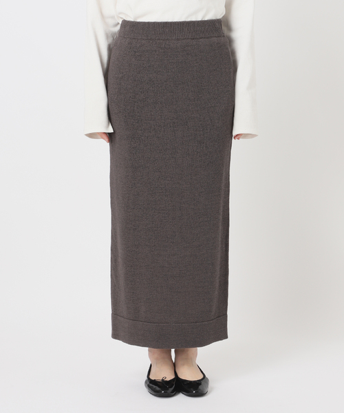 SLOBE IENA スカート テープヤーンニットスカート : ZOZOTOWN