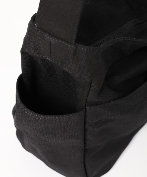 GLOBAL WORK ショルダーバッグ 2WAYキャンバスZIPショルダー