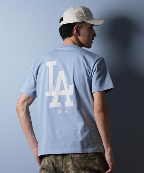 tシャツ 「ムラサキスポーツ限定」NEW ERA/ニューエラ 半袖Tシャツ バックプリント ドジャース 14697014/14697015 メンズ レ | NEW ERA | 11