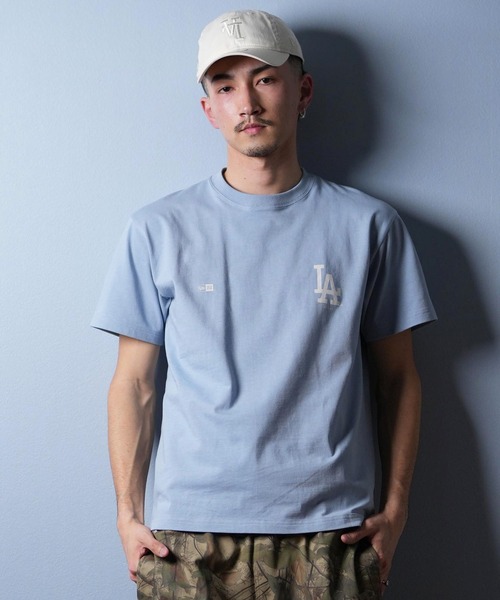 tシャツ 「ムラサキスポーツ限定」NEW ERA/ニューエラ 半袖Tシャツ バックプリント ドジャース 14697014/14697015 メンズ レ | NEW ERA | 09