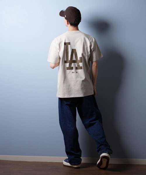 tシャツ 「ムラサキスポーツ限定」NEW ERA/ニューエラ 半袖Tシャツ バックプリント ドジャース 14697014/14697015 メンズ レ | NEW ERA | 08