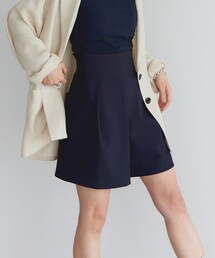 パンツ 「EMMEL REFINES」EM Wクロス ハイウエスト タック ショートパンツ レディース｜ZOZOTOWN Yahoo!店