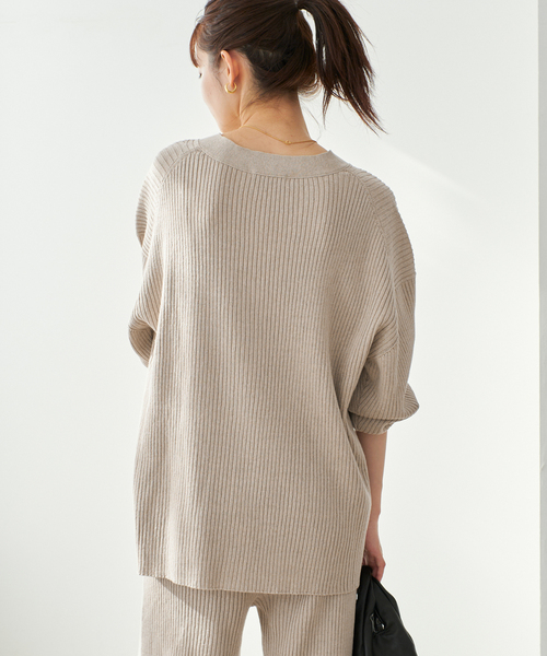 plage カーディガン jazz linen rib レディース : ZOZOTOWN