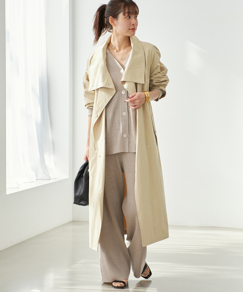 plage（プラージュ） カーディガン jazz linen rib カーディガン