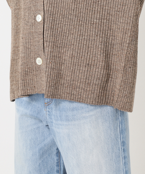 plage カーディガン jazz linen rib レディース : ZOZOTOWN