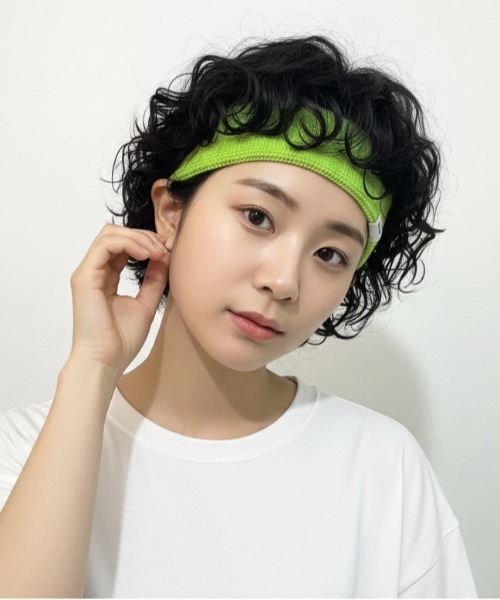 【新品未使用】kinema pile hair band 【ベージュ】 sunista（サニスタ） ヘアバンド 「sunista」pile hair band