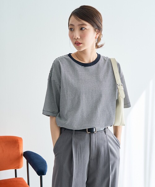 新品未開封 familiar ボーダー 半袖Tシャツ FREAK'S STORE（フリークスストア） tシャツ 限定展開 ビック