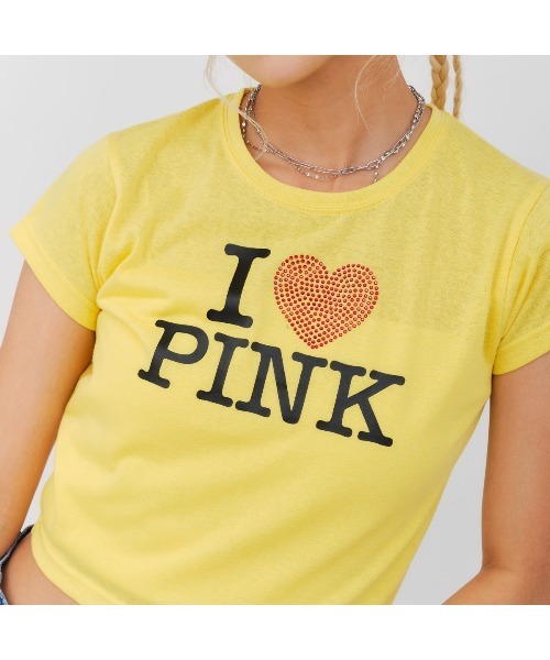 atmos girls tシャツ 半袖 atmos pink I LOVE PINK T-shirt / アトモス