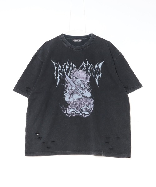 tシャツ 「TRAVAS TOKYO/トラバス トーキョー」イラストプリント加工Tシャツ レディース メンズ TRAVAS TOKYO tシャツ 「TRAVAS TOKYO/トラバス トーキョー