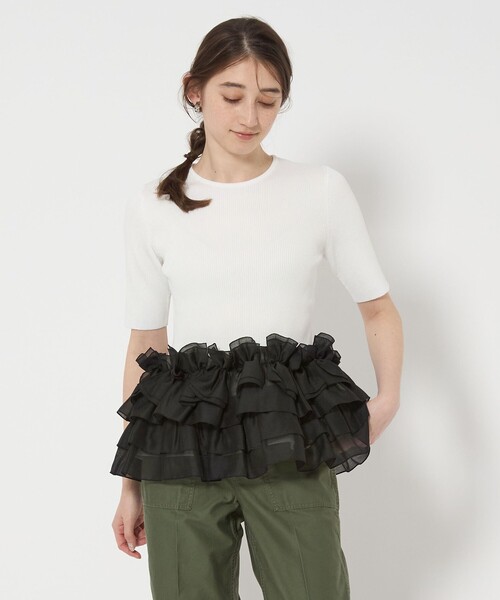 UNITED ARROWS Ｐぺプラムニット【新品未使用】 UNITED ARROWS（ユナイテッドアローズ）の「P ペプラム ニット