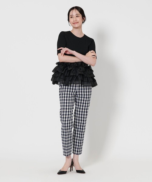 UNITED ARROWS レディース トップス ニット ペプラム 長袖 グレー 楽天市場】ペプラム（ブランドユナイテッドアローズ グリーン