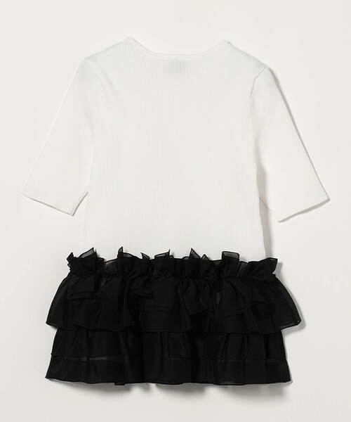 UNITED ARROWS ニット セーター リボン ペプラム レディース