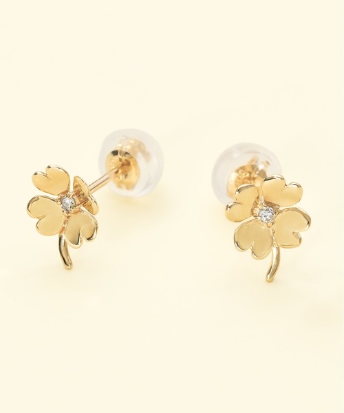 Jewel closet by L&Co. ピアス K10 フラワー モチーフ ピアス