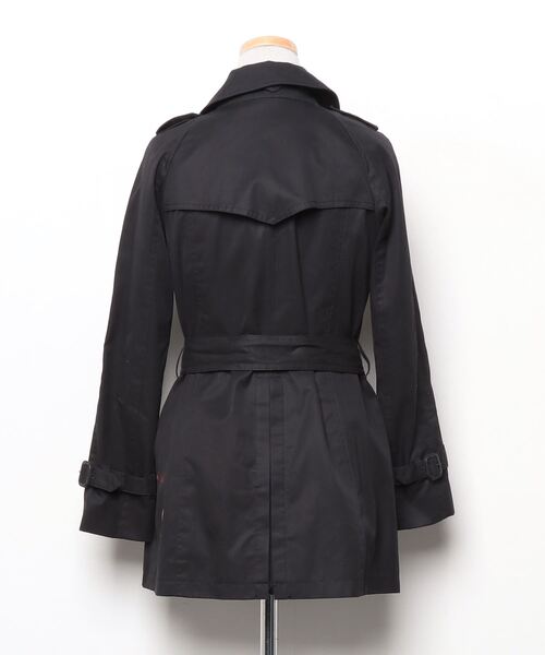 0658 ブラック トレンチコート UNITED ARROWS 「UNITED ARROWS」 トレンチコート 34 ブラック