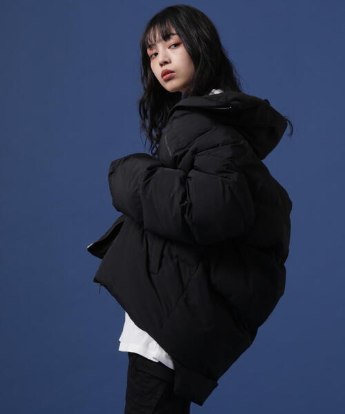 ✮ダウンジャケット　モコモコ　ダウン　フェザー　ラクーン　美品　黒　M✮ Lucky Brand Missy Faux Fur Teddy Puffer Jacket | Nordstromrack