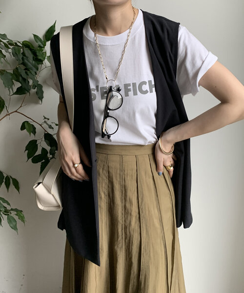 DouDou ベスト ジレ 「WEB限定」接触冷感ベスト レディース