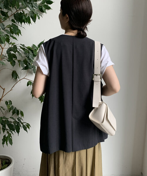 DouDou ベスト ジレ 「WEB限定」接触冷感ベスト レディース
